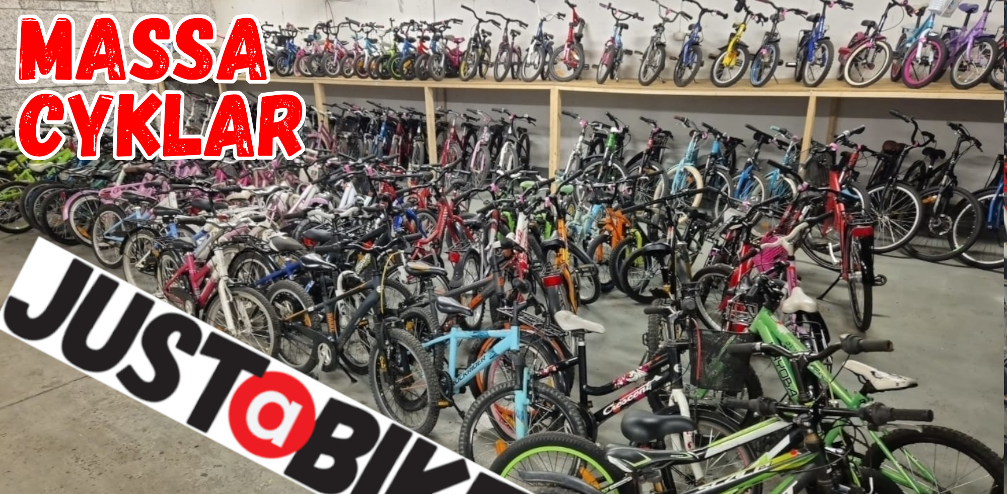 Loooots of serviced kids bicycles - Stockholm